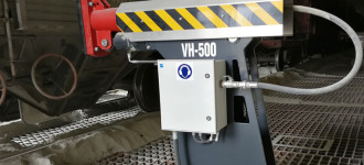 Виброразгружатель VH-500 - уплотнение груза при загрузке вагонов