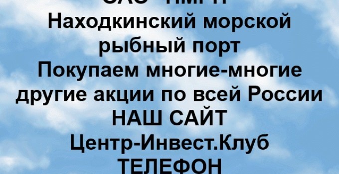 Покупка акций ОАО НМРП