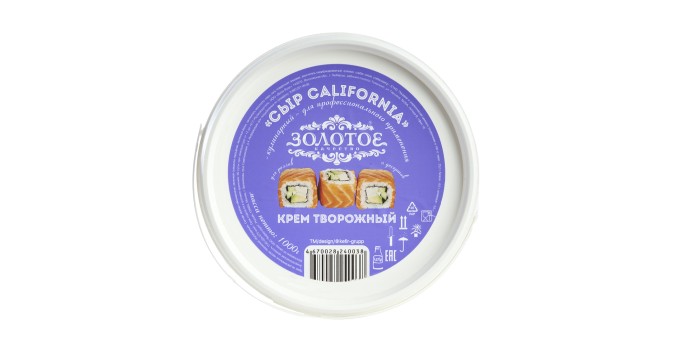 ТВОРОЖНЫЙ КРЕМ-СЫР КАЛИФОРНИЯ "ЗОЛОТОЕ КАЧЕСТВО"