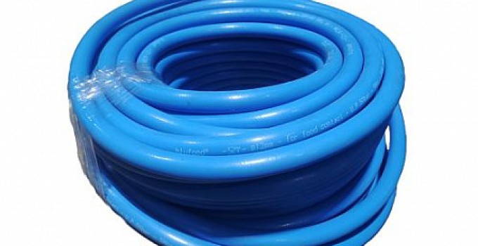 Шланг синий 5-слойный PVC, высокопрочный DN12, 50 бар, 70 °C, blufood