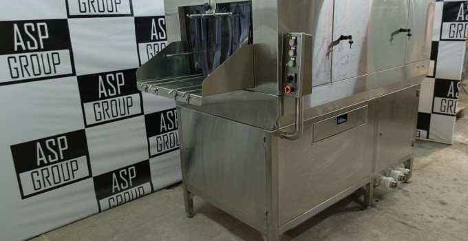 Машина для мойки пластмассовых ящиков ASP-MMOT-300