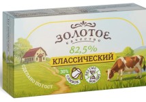 Спред растительно-сливочный, «ЗОЛОТОЕ КАЧЕСТВО», м.д.ж. 82,5%