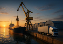 Перевалка сельхозпродукции порт Азов, Ростовская область