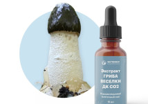 Веселка обыкновенная (мицелий гриба) экстракт ДК СО2 водорастворимый (100% клеточный сок) (1000 мл)