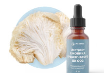 Ежовик гребенчатый (зерномицелий) экстракт ДК СО2 водорастворимый (100% клеточный сок) (15 мл)