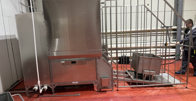 Машина мойки чан тележек ASP-MMCT-20