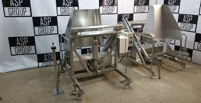 Подъемники-опрокидыватели для чан-тележек (чебурашек)