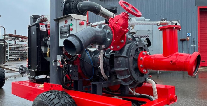 Насосная станция DNS.SHP-1 E210 (Насос Zvezda RUS C4 400/85/ММЗ Д246.4-88М)